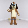 Custom Brown and Cream Dog Mascot Costume Adult Full Body Suit for Pet Events Custom Brown and Cream Dog Mascot Costume Adult Full Body Suit for Pet Events