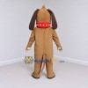 Custom Brown and Cream Dog Mascot Costume Adult Full Body Suit for Pet Events Custom Brown and Cream Dog Mascot Costume Adult Full Body Suit for Pet Events
