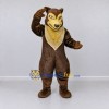Custom Brown and Tan Wolf Mascot Costume Adult Full Body Suit for Sports Events Custom Brown and Tan Wolf Mascot Costume Adult Full Body Suit for Sports Events