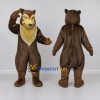 Custom Brown and Tan Wolf Mascot Costume Adult Full Body Suit for Sports Events Custom Brown and Tan Wolf Mascot Costume Adult Full Body Suit for Sports Events