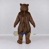 Custom Brown and Tan Wolf Mascot Costume Adult Full Body Suit for Sports Events Custom Brown and Tan Wolf Mascot Costume Adult Full Body Suit for Sports Events