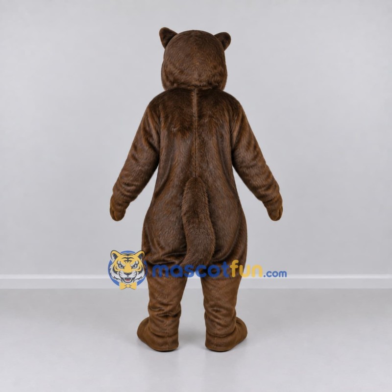 Custom Brown and Tan Wolf Mascot Costume Adult Full Body Suit for Sports Events Custom Brown and Tan Wolf Mascot Costume Adult Full Body Suit for Sports Events