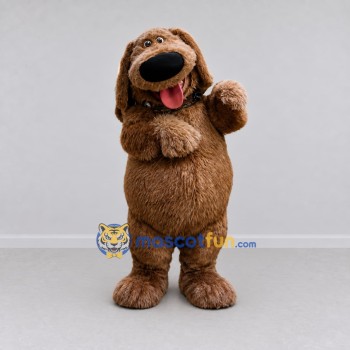 Custom Brown Dog Mascot Costume Adult Full Body Suit for Pet Events Custom Brown Dog Mascot Costume Adult Full Body Suit for Pet Events