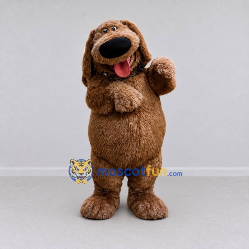 Custom Brown Dog Mascot Costume Adult Full Body Suit for Pet Events