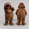 Custom Brown Dog Mascot Costume Adult Full Body Suit for Pet Events