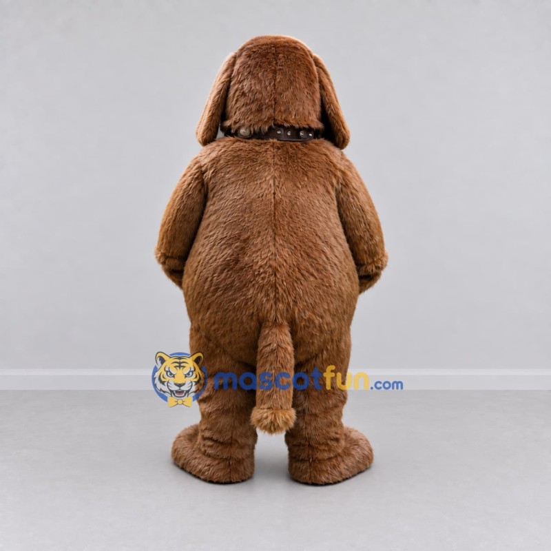 Custom Brown Dog Mascot Costume Adult Full Body Suit for Pet Events