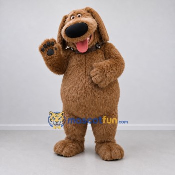 Custom Brown Dog Mascot Costume Adult Full Body Suit for Pet Events Custom Brown Dog Mascot Costume Adult Full Body Suit for Pet Events