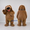 Custom Brown Dog Mascot Costume Adult Full Body Suit for Pet Events Custom Brown Dog Mascot Costume Adult Full Body Suit for Pet Events