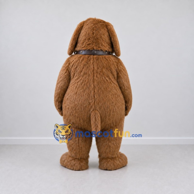 Custom Brown Dog Mascot Costume Adult Full Body Suit for Pet Events Custom Brown Dog Mascot Costume Adult Full Body Suit for Pet Events