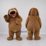 Custom Brown Dog Mascot Costume Adult Full Body Suit for Pet Events