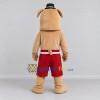 Custom Tan Red and Black Top Hat Bulldog Mascot Costume Adult Full Body Suit for Themed Events Custom Tan Red and Black Top Hat Bulldog Mascot Costume Adult Full Body Suit for Themed Events