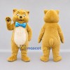 Custom Yellow and Cream Cat Mascot Costume Adult Full Body Suit for Children's Events Custom Yellow and Cream Cat Mascot Costume Adult Full Body Suit for Children's Events