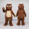 Custom Brown and Cream Bear Mascot Costume Adult Full Body Suit for School Events Custom Brown and Cream Bear Mascot Costume Adult Full Body Suit for School Events