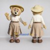 Custom Beige and Cream Explorer Bear Mascot Costume Adult Full Body Suit for Nature Events Custom Beige and Cream Explorer Bear Mascot Costume Adult Full Body Suit for Nature Events