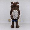 Custom Brown and White Beaver Mascot Costume Adult Full Body Suit for Nature Events Custom Brown and White Beaver Mascot Costume Adult Full Body Suit for Nature Events