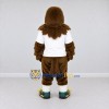 Custom Brown and White Eagle Mascot Costume Adult Full Body Suit for Sports Events Custom Brown and White Eagle Mascot Costume Adult Full Body Suit for Sports Events