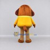 Custom Brown and Yellow Dog Mascot Costume Adult Full Body Suit for Children's Events