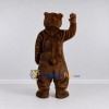 Custom Dark Brown Bear Mascot Costume Adult Full Body Suit for Wildlife Events