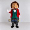 Custom Brown Red and Green Hedgehog Mascot Costume Adult Full Body Suit for Storytelling Events Custom Brown Red and Green Hedgehog Mascot Costume Adult Full Body Suit for Storytelling Events