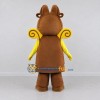 Custom Brown and Yellow Grandfather Clock Mascot Costume Adult Full Body Suit for Themed Events Custom Brown and Yellow Grandfather Clock Mascot Costume Adult Full Body Suit for Themed Events