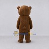 Custom Brown and White Teddy Bear Mascot Costume Adult Full Body Suit for Children's Events Custom Brown and White Teddy Bear Mascot Costume Adult Full Body Suit for Children's Events