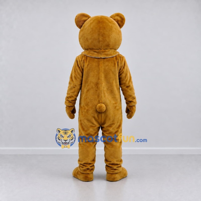 Custom Golden Brown Teddy Bear Mascot Costume Adult Full Body Suit for Children's Events Custom Golden Brown Teddy Bear Mascot Costume Adult Full Body Suit for Children's Events