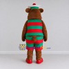 Custom Brown Red and Green Sailor Bear Mascot Costume Adult Full Body Suit for Nautical Events Custom Brown Red and Green Sailor Bear Mascot Costume Adult Full Body Suit for Nautical Events