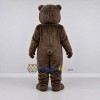 Custom Dark Brown Bear Mascot Costume Adult Full Body Suit for Wildlife Events