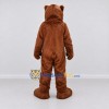 Custom Reddish Brown Bear Mascot Costume Adult Full Body Suit for Wildlife Events Custom Reddish Brown Bear Mascot Costume Adult Full Body Suit for Wildlife Events