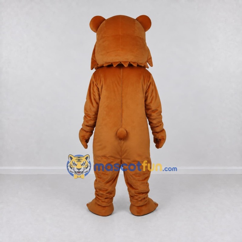 Custom Orange Brown Bear Mascot Costume Adult Full Body Suit for Children's Events Custom Orange Brown Bear Mascot Costume Adult Full Body Suit for Children's Events
