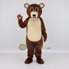 Custom Brown and Cream Bear Mascot Costume Adult Full Body Suit for Children's Events Custom Brown and Cream Bear Mascot Costume Adult Full Body Suit for Children's Events