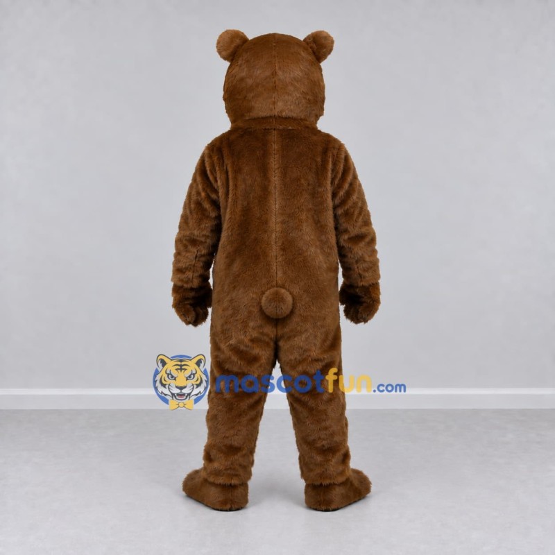 Custom Brown Bear Mascot Costume Adult Full Body Suit for Sports Events Custom Brown Bear Mascot Costume Adult Full Body Suit for Sports Events
