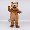Custom Light Brown Bear Mascot Costume Adult Full Body Suit for Children's Events Custom Light Brown Bear Mascot Costume Adult Full Body Suit for Children's Events