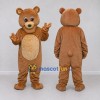Custom Brown and Tan Teddy Bear Mascot Costume Adult Full Body Suit for Children's Events Custom Brown and Tan Teddy Bear Mascot Costume Adult Full Body Suit for Children's Events