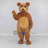 Custom Brown and Tan Bear Mascot Costume Adult Full Body Suit for School Events Custom Brown and Tan Bear Mascot Costume Adult Full Body Suit for School Events
