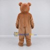 Custom Brown and Tan Bear Mascot Costume Adult Full Body Suit for School Events Custom Brown and Tan Bear Mascot Costume Adult Full Body Suit for School Events