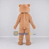 Custom Tan and Cream Teddy Bear Mascot Costume Adult Full Body Suit for Children's Events