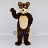 Custom Dark Brown and Cream Teddy Bear Mascot Costume Adult Full Body Suit for Children's Events Custom Dark Brown and Cream Teddy Bear Mascot Costume Adult Full Body Suit for Children's Events