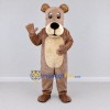 Custom Light Brown and Cream Dog Mascot Costume Adult Full Body Suit for Children's Events Custom Light Brown and Cream Dog Mascot Costume Adult Full Body Suit for Children's Events