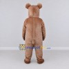 Custom Light Brown and Cream Dog Mascot Costume Adult Full Body Suit for Children's Events Custom Light Brown and Cream Dog Mascot Costume Adult Full Body Suit for Children's Events