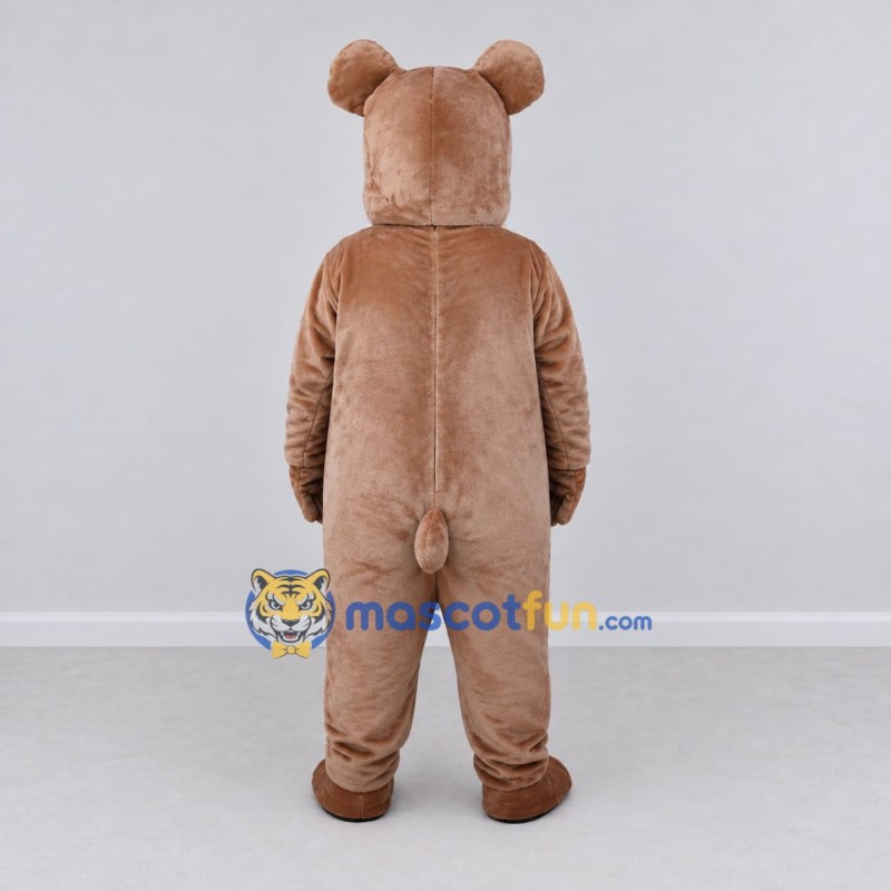 Custom Light Brown and Cream Dog Mascot Costume Adult Full Body Suit for Children's Events Custom Light Brown and Cream Dog Mascot Costume Adult Full Body Suit for Children's Events