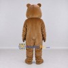 Custom Brown and White Teddy Bear Mascot Costume Adult Full Body Suit for Children's Events Custom Brown and White Teddy Bear Mascot Costume Adult Full Body Suit for Children's Events