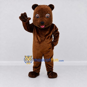 Custom Brown Bear Mascot Costume Adult Full Body Suit for Children's Events Custom Brown Bear Mascot Costume Adult Full Body Suit for Children's Events