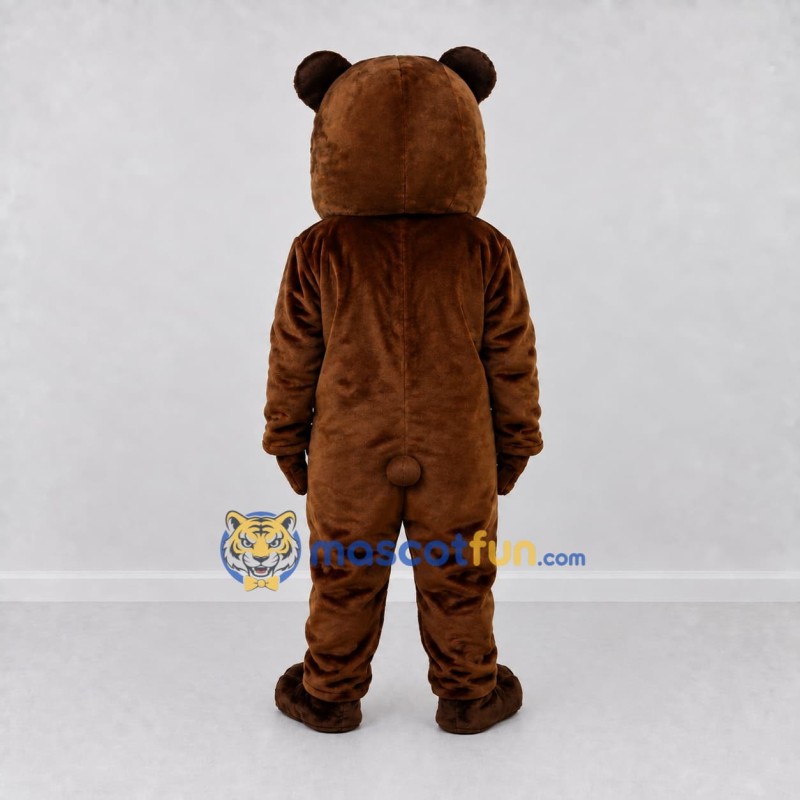 Custom Brown Bear Mascot Costume Adult Full Body Suit for Children's Events Custom Brown Bear Mascot Costume Adult Full Body Suit for Children's Events