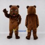 Custom Brown Bear Mascot Costume Adult Full Body Suit for Children's Events