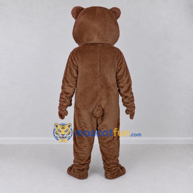 Custom Brown and Tan Bear Mascot Costume Adult Full Body Suit for Sports Events Custom Brown and Tan Bear Mascot Costume Adult Full Body Suit for Sports Events