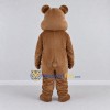 Custom Brown and Cream Bear Mascot Costume Adult Full Body Suit for School Events Custom Brown and Cream Bear Mascot Costume Adult Full Body Suit for School Events