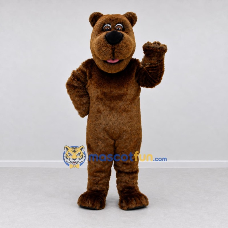 Custom Brown Bear Mascot Costume Adult Full Body Suit for School Events Custom Brown Bear Mascot Costume Adult Full Body Suit for School Events