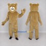 Custom Tan and Cream Teddy Bear Mascot Costume Adult Full Body Suit for Children's Events