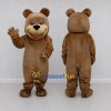 Custom Brown and Tan Teddy Bear Mascot Costume Adult Full Body Suit for Children's Events Custom Brown and Tan Teddy Bear Mascot Costume Adult Full Body Suit for Children's Events